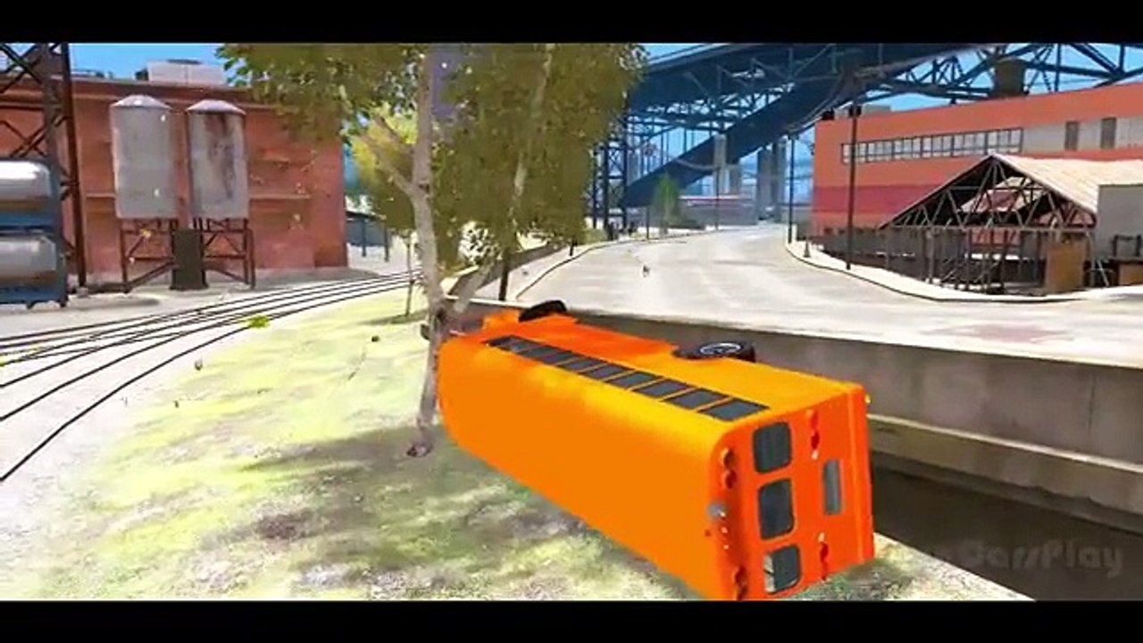 Nursery Rhymes with Wheels On The Bus Spiderman Rhyme (Songs for Children with Action)