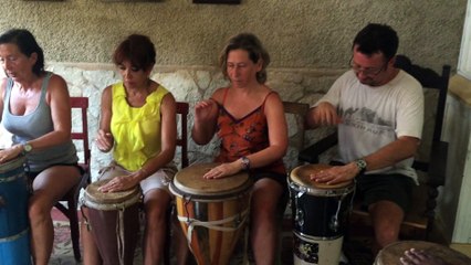 Cours de percussion groupe du 26 juillet au 9 aout 2015