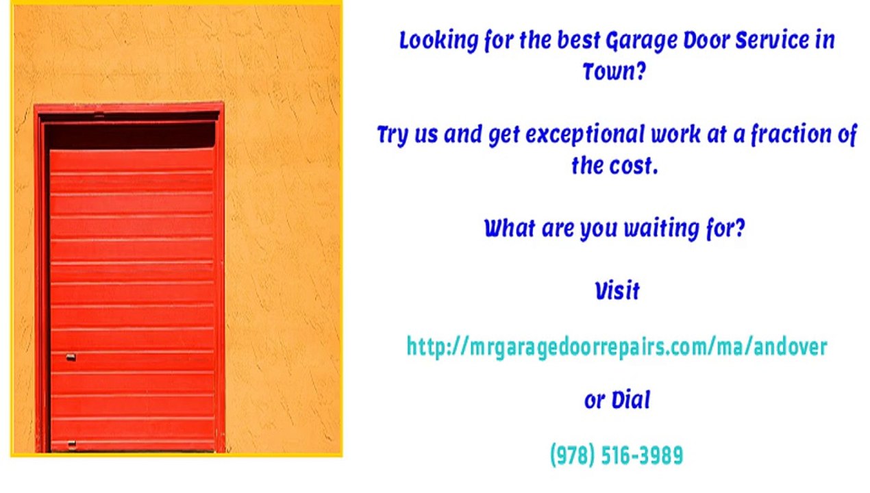 Andover, MA Garage Door Opener Repair Service