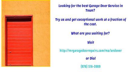 Andover, MA Garage Door Opener Repair Service