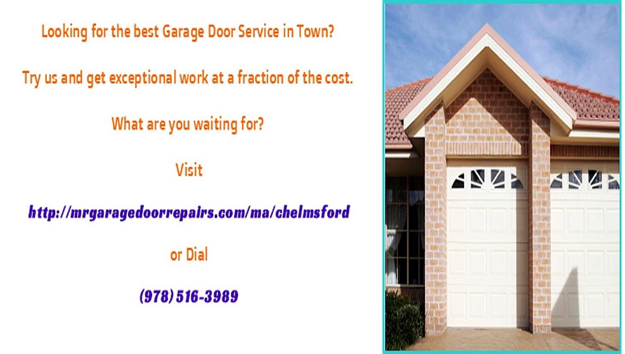 Garage Door Repair Experts in Chelmsford, MA