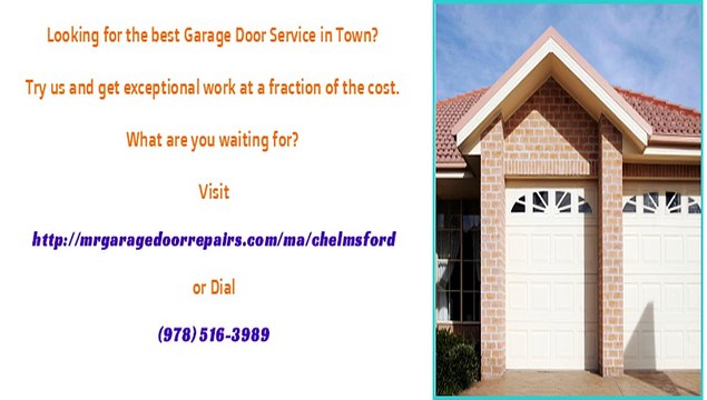 Garage Door Repair Experts in Chelmsford, MA