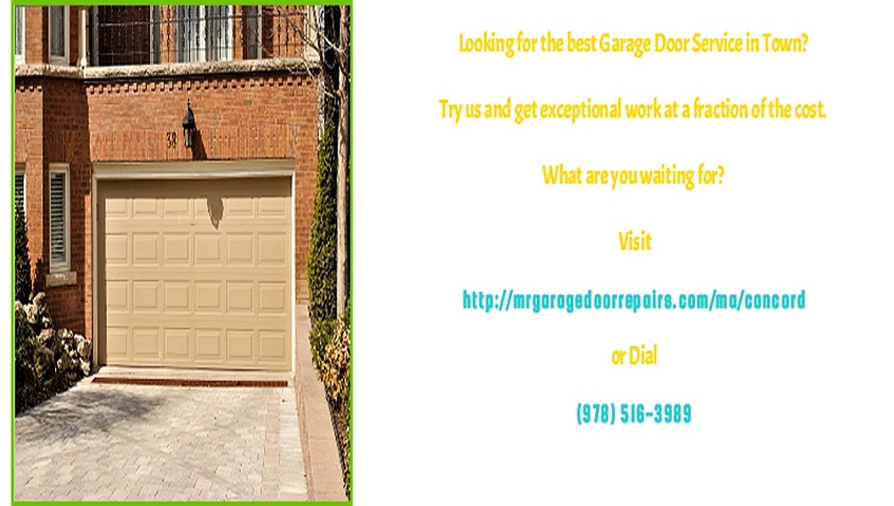 Concord, MA Garage Door Repair Experts