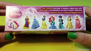 LIMITED Edition  Disney Princess Kinder surprise eggs Unboxing, Snow White, Aurora, Jasmine
