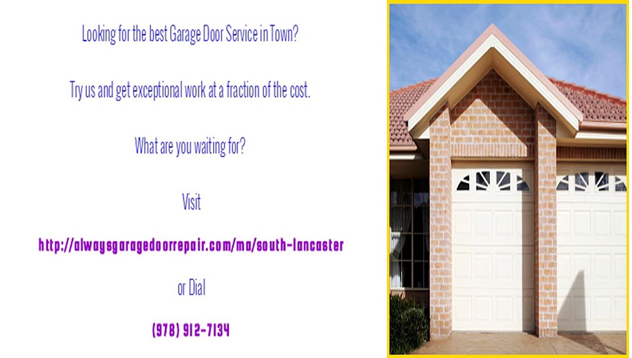 South Lancaster, MA Garage Door Opener Repairs