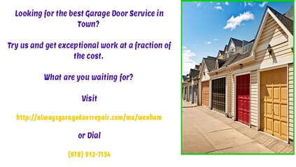 Garage Door Opener Repair in Wenham, MA