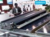 Total S A - introduces Sun Power Wastage Solar Panel Cleaning Robot (Exhibitors TV at WFES 2014)