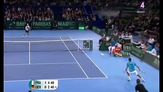 [Tennis Coupe Davis - 1er Tour] Highlights Tsonga - Becker