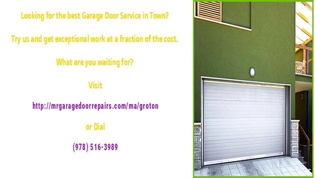 Garage Door Repair Experts in Groton, MA