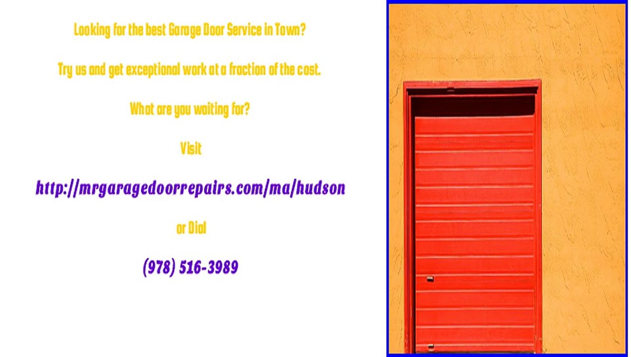 Garage Door Repair Experts in Hudson, MA