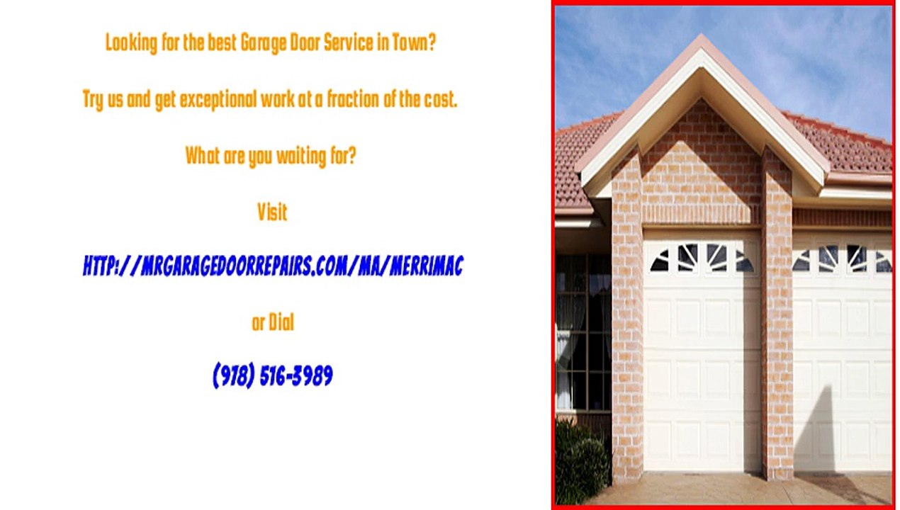Garage Door Repair Services in Merrimac, MA