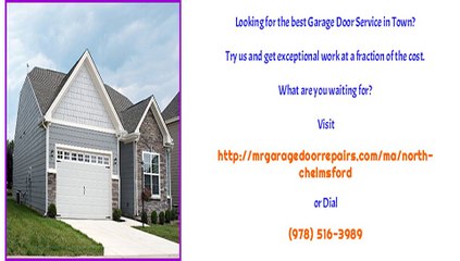 Garage Door Opener Repair Service in North Chelmsford, MA