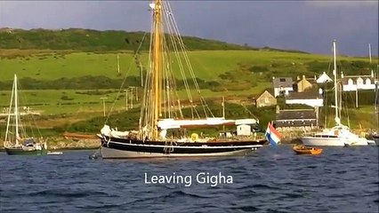 Cornish Crabber 'Ruach' travels from Gigha to Campbeltown via the Mull of Kintyre