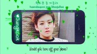 BTS (Bangtan Boys) Can You Turn Off Your Phone? [Eng Sub + Romanization + Hangul] HD