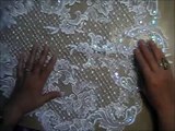 ***SOLD***Wedding Dress Panels and Inexpensive Scalloped Trims for Sale