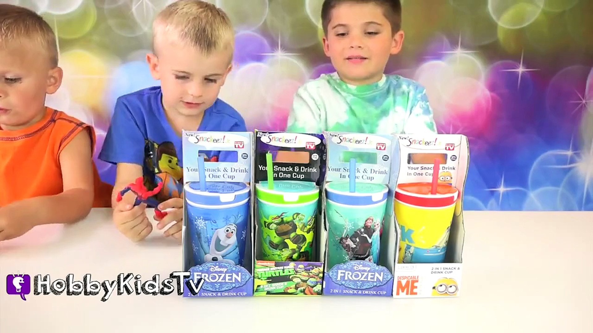 Snackeez Surprise Toys + FOOD! As Seen On TV TMNT Minions