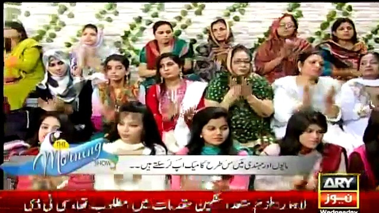 The Morning Show With Sanam Baloch on ARY News Part 3 - 9th September 2015
