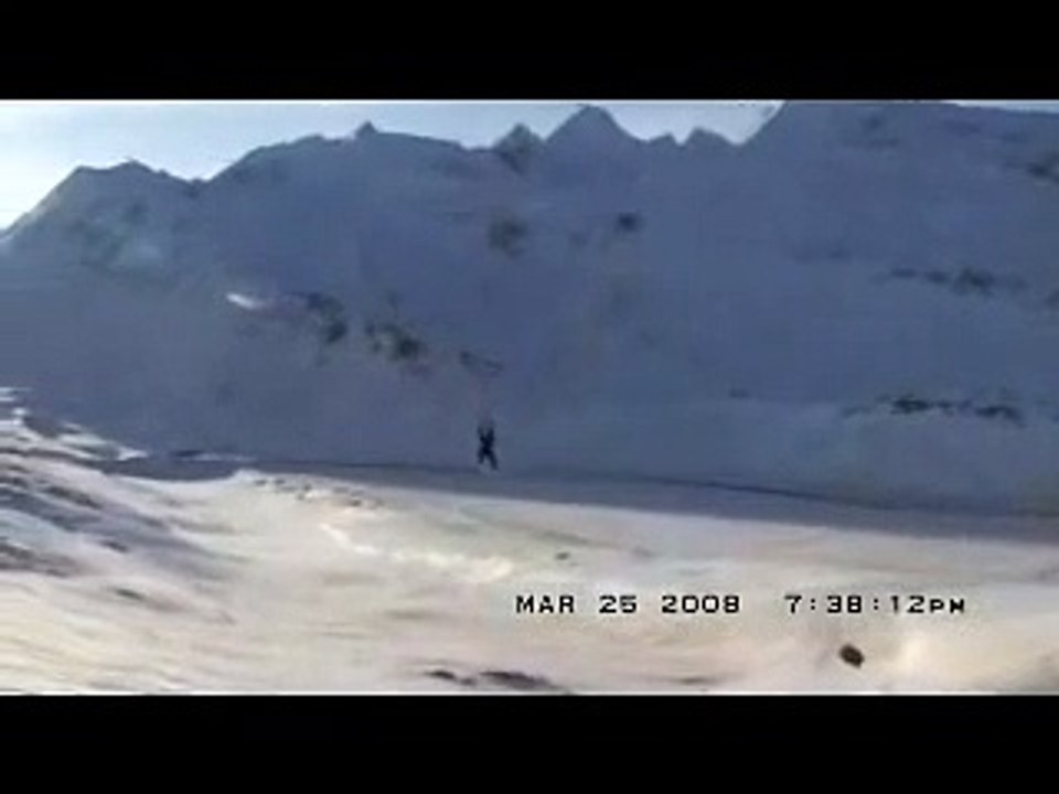 snow kiting alaskan backcountry