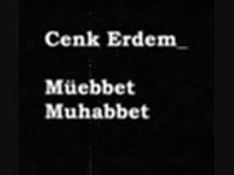 Cenk Erdem-Müebbet Muhabbet