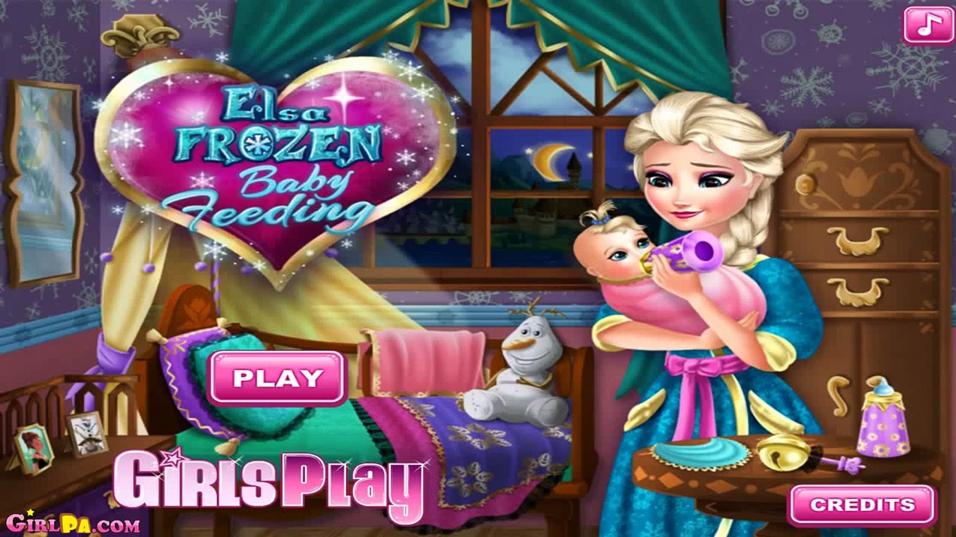 Disney Frozen Games - Elsa Frozen Baby Feeding - Disney Games for Girls -  video Dailymotion