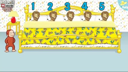 Play Curious George games cartoons Animal Bedtime Counting them from 1 to Ten 10