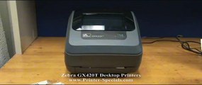 Zebra GX420T Thermal Desktop Printers