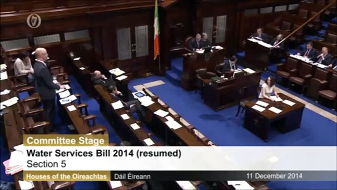 The Dáil  is barred from discussing Irish Water's Finances