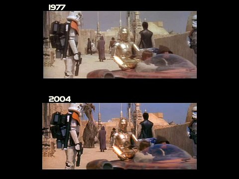 STARWARS 1977-2004 122 ESCENES CHANGED (30 TH)
