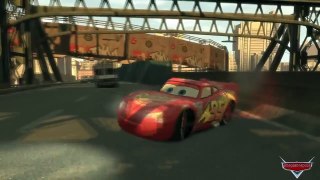 Biggest Track V 2 Lightning McQueen VS Ice Cream Truck Disney pixar car by onegamesplus