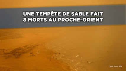 Une tempête de sable fait 8 morts au Proche-Orient
