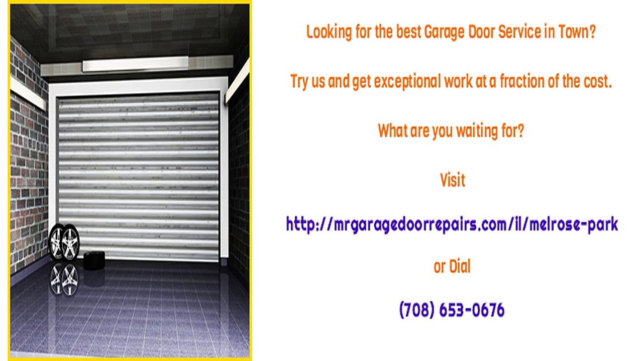 Garage Door Repair Services in Melrose Park, IL