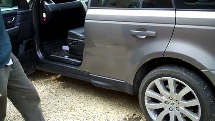 PowerfulUK.com How to Fit Side Step on Range Rover Sport ( Part 1 )