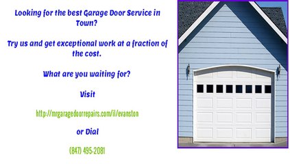 Garage Door Repair Services in Evanston, IL