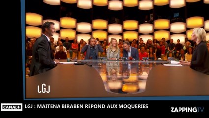 LGJ - Maitena Biraben répond aux critiques sur sa coupe de cheveux