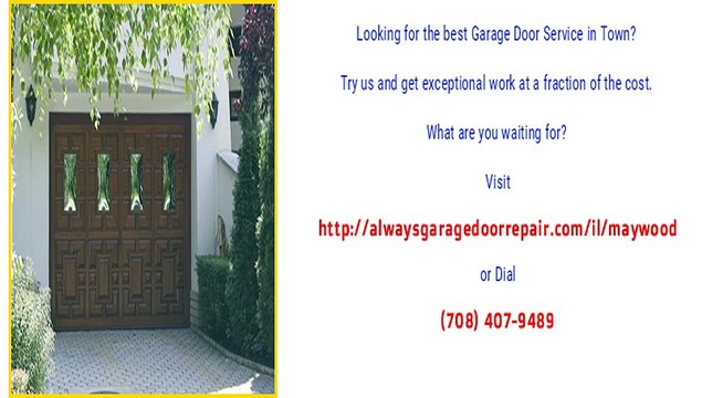 Garage Door Repair Technicians in Maywood, IL