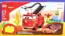 Disney Pixar Cars Lego Duplo Red Puts Out Fire Lightning McQueen Mater Just4fun290 Toys Fire Truck