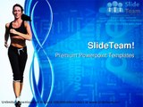 Woman Running Health PowerPoint Templates Themes And Backgrounds ppt themes
