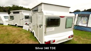 New Silver 340 TDE 2012 Pop Up Caravan