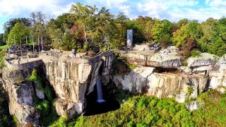 Lookout Mountain's Rock City, Georgia and Ruby Falls - An Aerial Perspective
