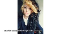 different hairstyles for long hair for teenagers