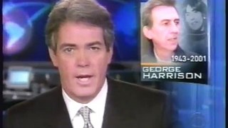 CBS Evening News - on the Death of George Harrison, Nov. 2001