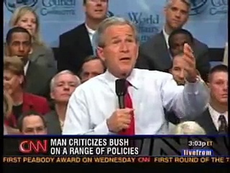 Harry Taylor criticizes Bush policies