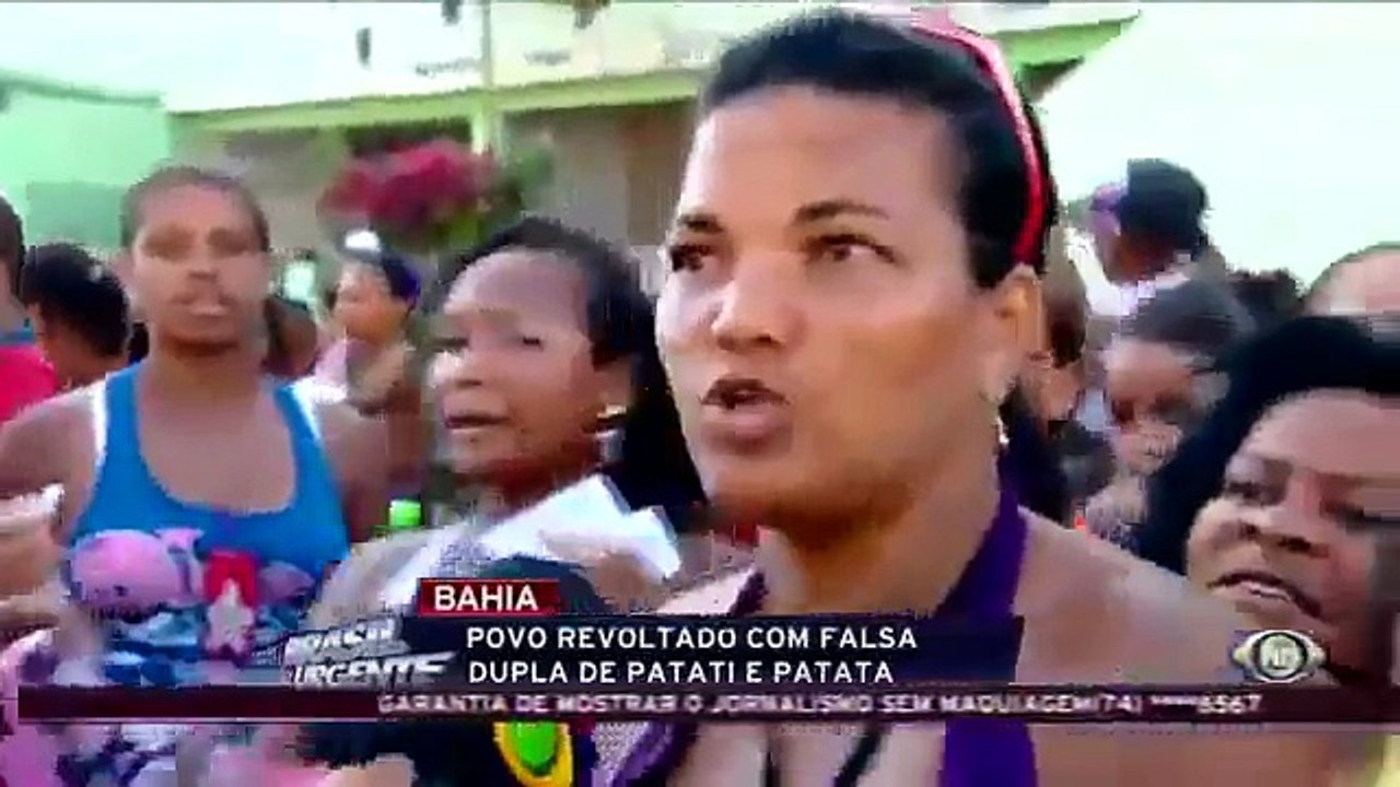 Povo Baiano indignado com Show de Patati e Patata