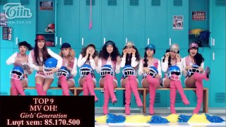 Tổng hợp 10 MV Kpop có lượt xem nhiều nhất trên You Tobe