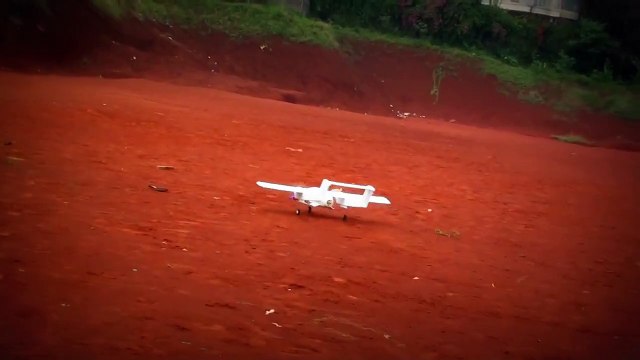 OV-10 Bronco foam RC plane - maiden flight