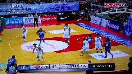Gilas Pilipinas vs. South Korea 3rd Quarter 37th Jones Cup Agust 31, 2015 Part 1