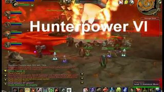 WoW Classic: Hunter Power 6 (34 Hunter vs Ragnaros, speedkill)