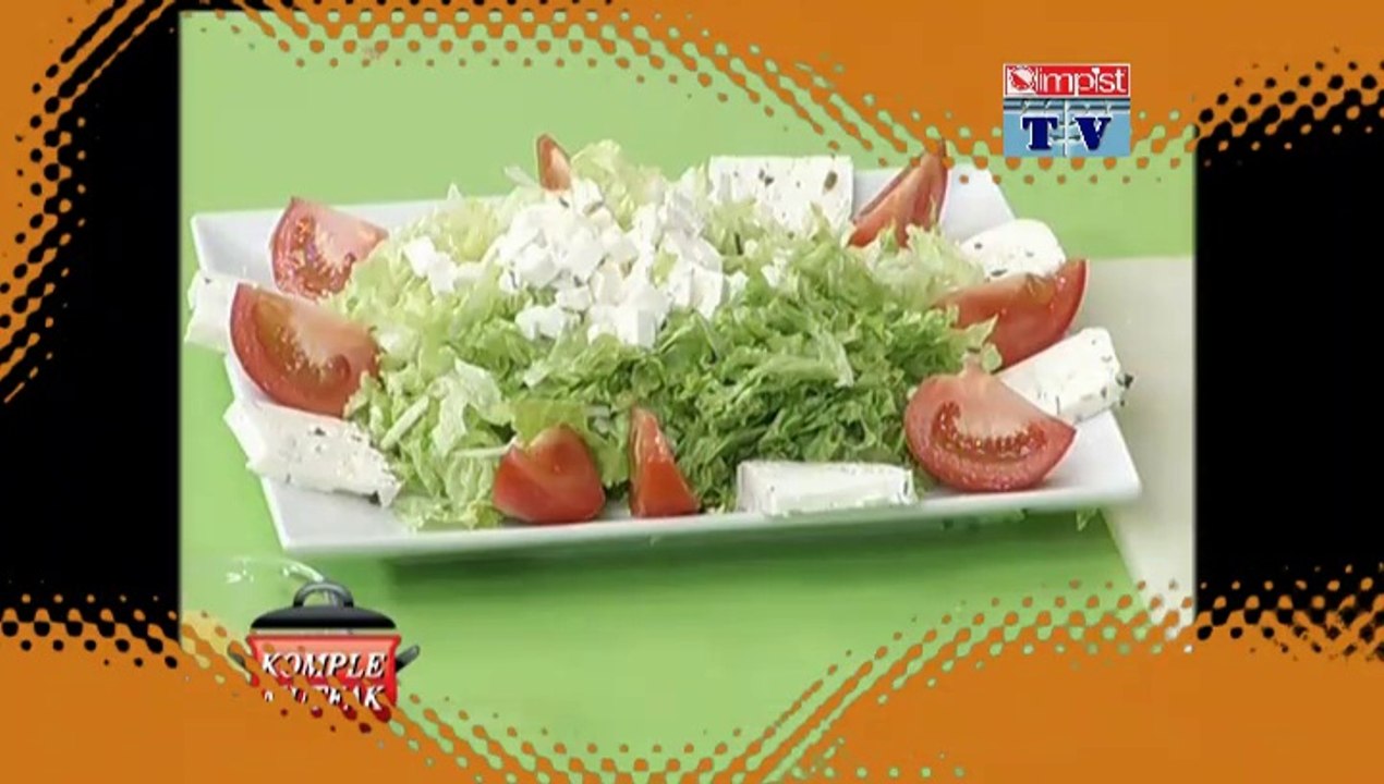 BEYAZ PEYNİRLİ YEŞİL SALATA