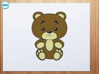 Easy Cartoon Drawing Tutorials - How to Draw Animals (chibi style)