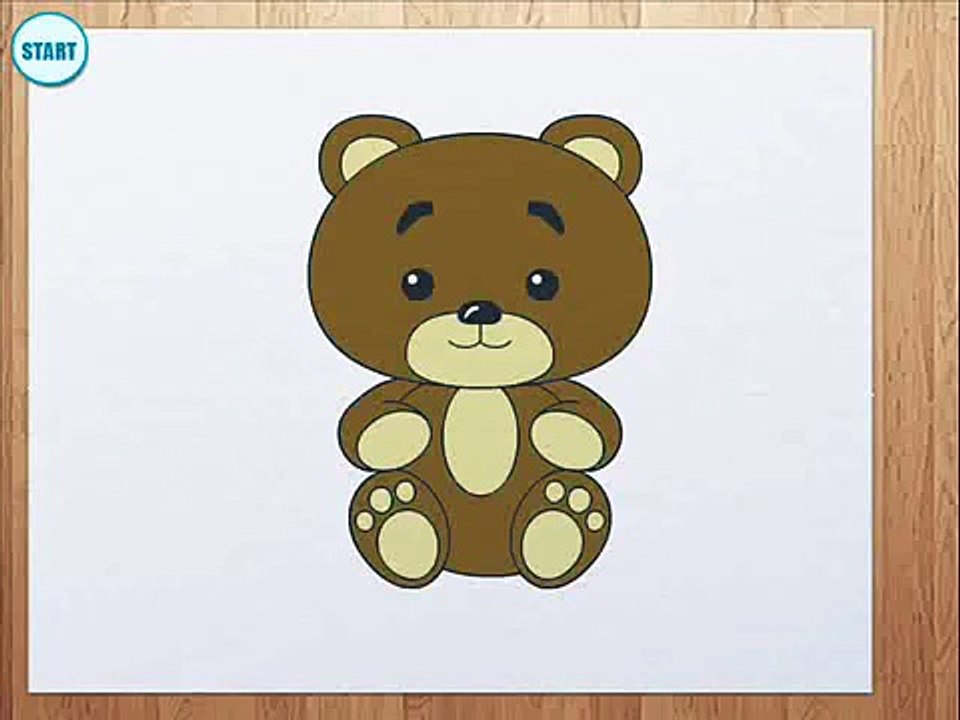 Easy Cartoon Drawing Tutorials - How to Draw Animals (chibi style)